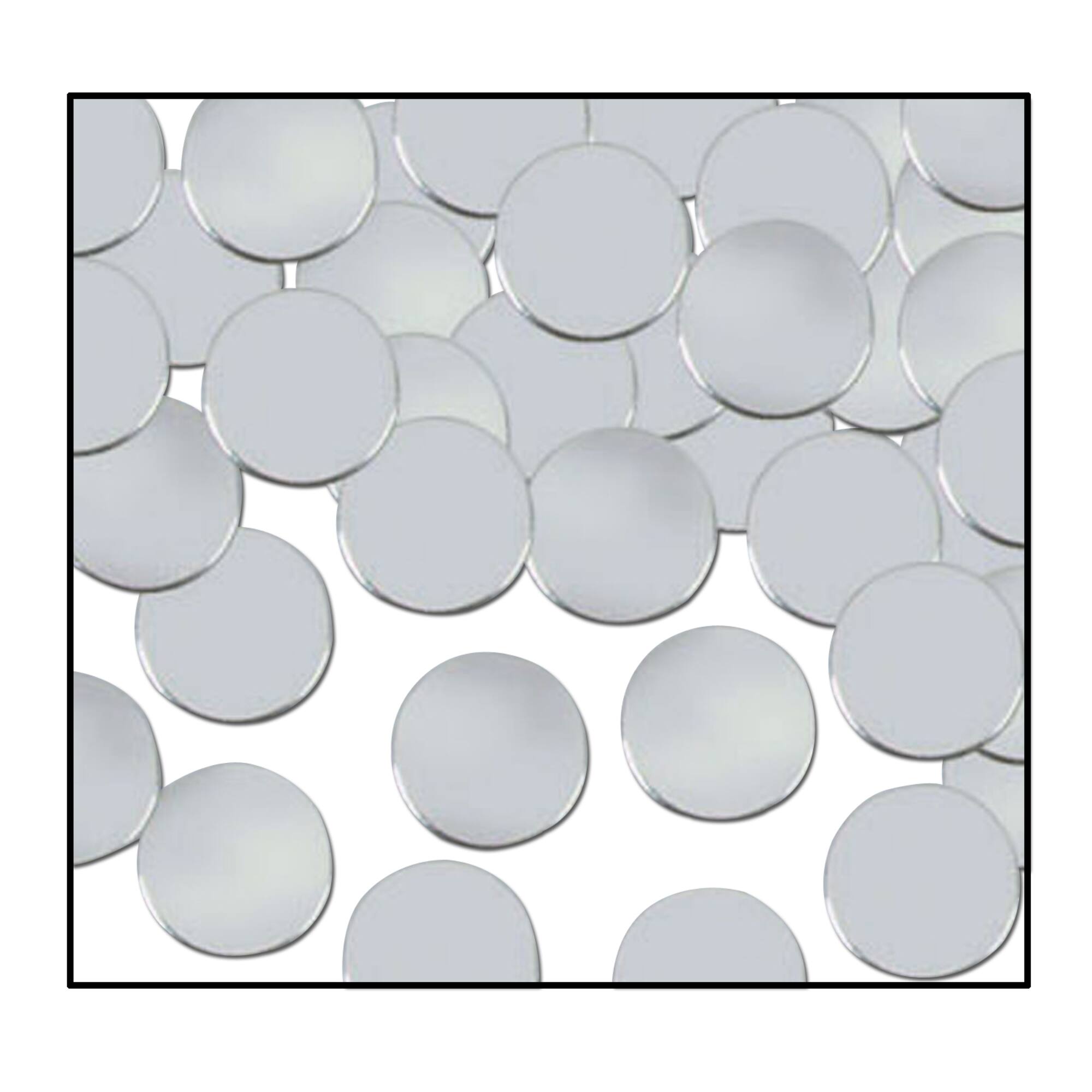 Beistle 1oz. Silver Dot Fanci-Fetti Packs, 3ct.